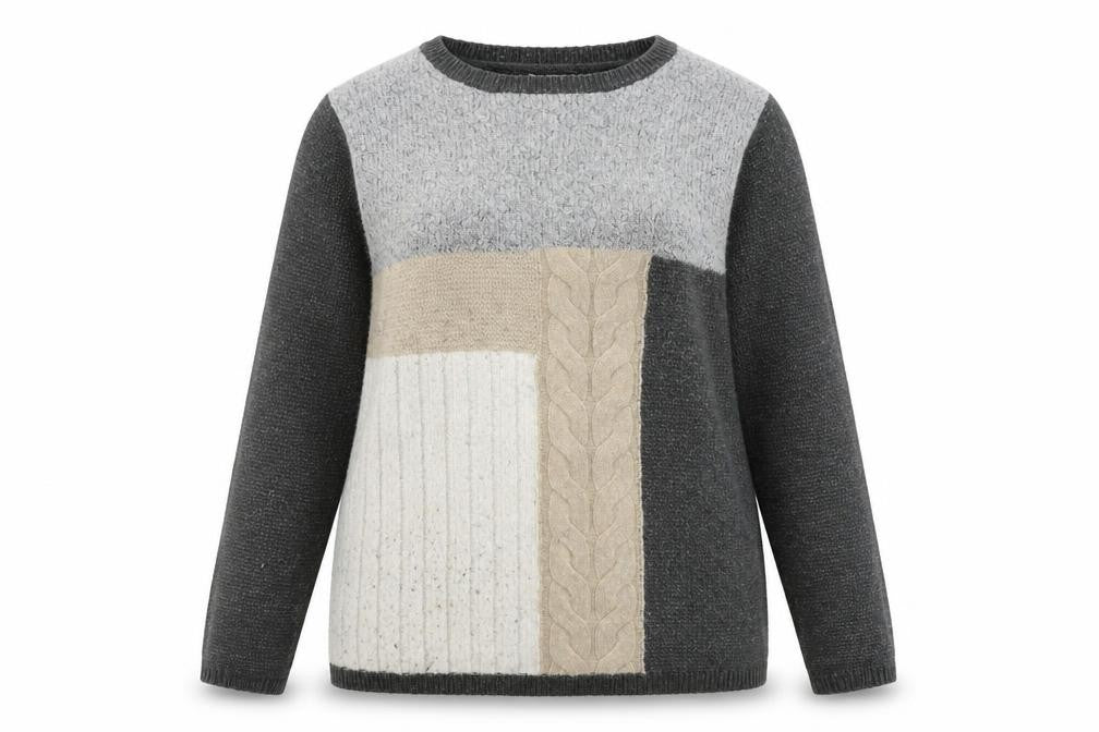 Front view of Cotton Traders Women's Multicoloured jumper, size 14