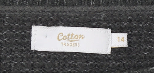 Cotton Traders Women's Multicoloured Pullover Jumper Size 14