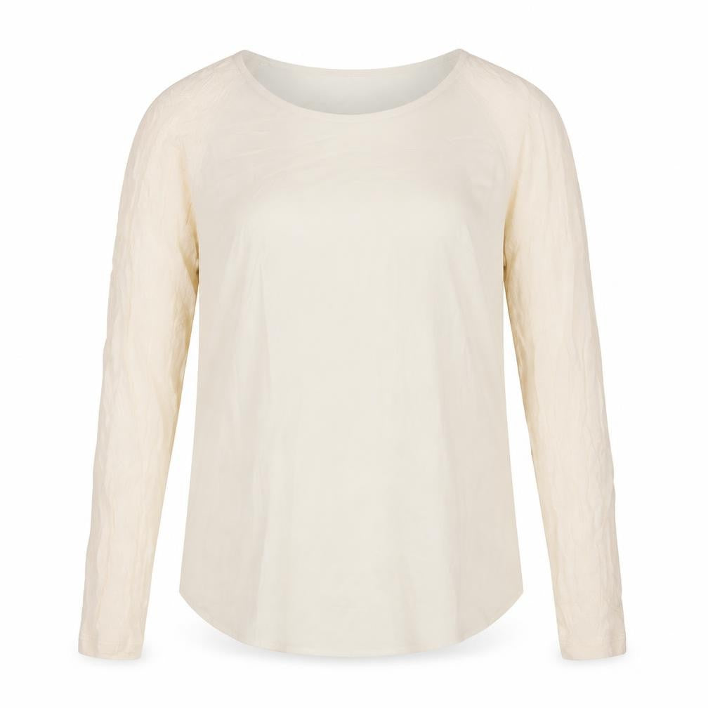 Front view of French Connection Women's Beige Basic Blouse M