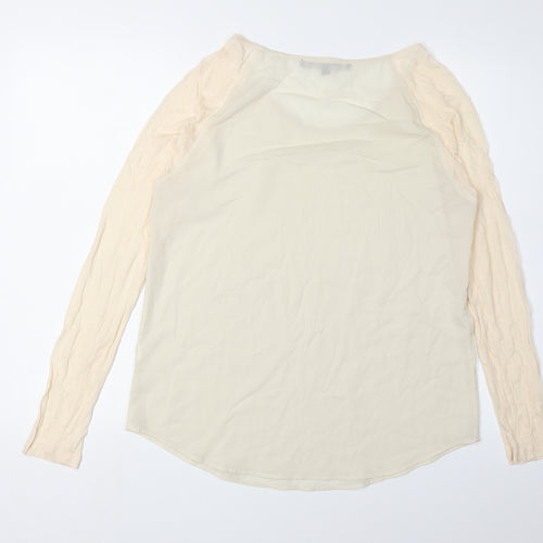 French Connection Women's Beige Basic Blouse M
