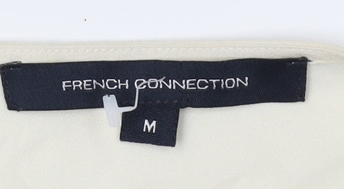 French Connection Women's Beige Basic Blouse M