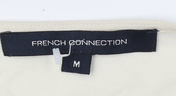 French Connection Women's Beige Basic Blouse M