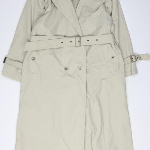 David Barry Beige Women's Trench Coat Size 10