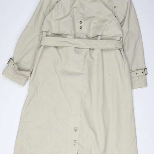 David Barry Beige Women's Trench Coat Size 10