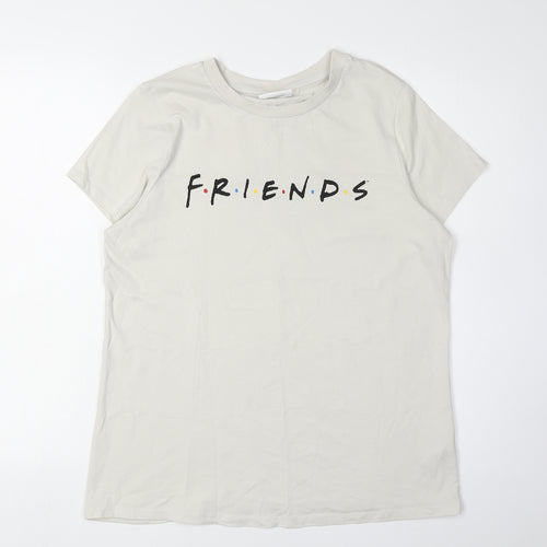 George Women's Beige Friends T-Shirt, Size 12
