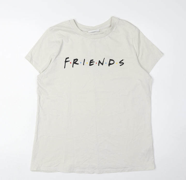 George Women's Beige Friends T-Shirt, Size 12