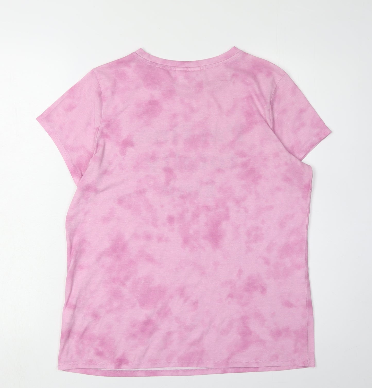 Friends Women's Pink T-Shirt Size 12 Casual Crew Neck