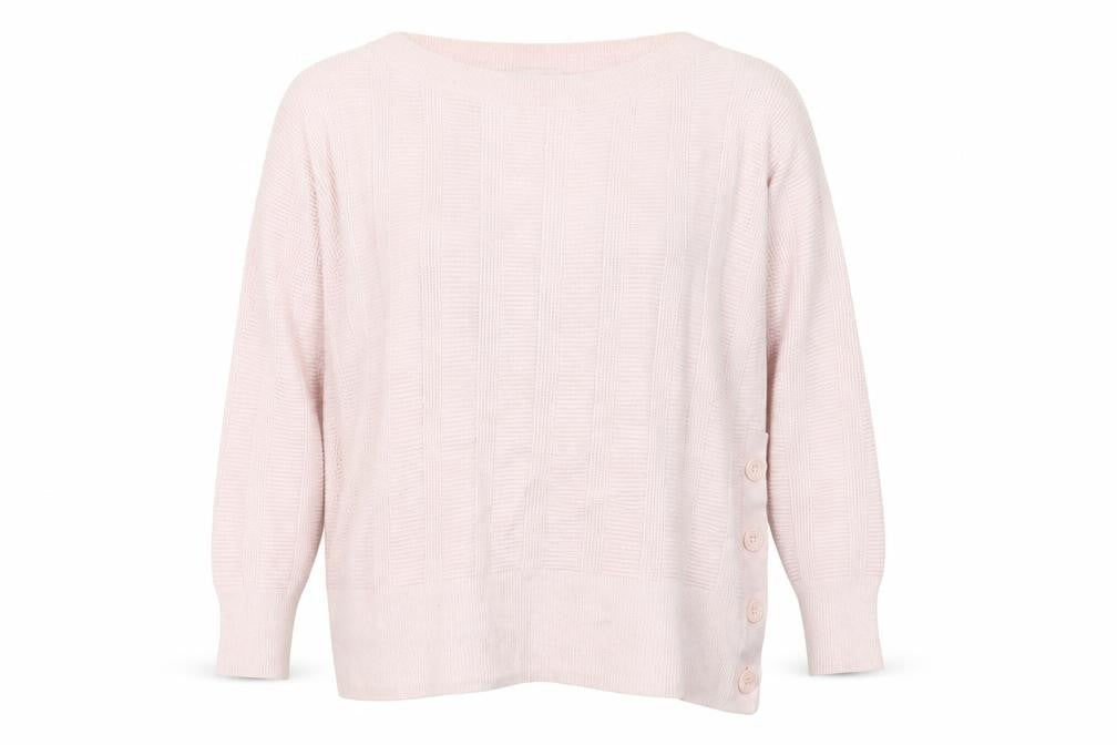 Front view of Marks & Spencer Women's Pink jumper, size 20