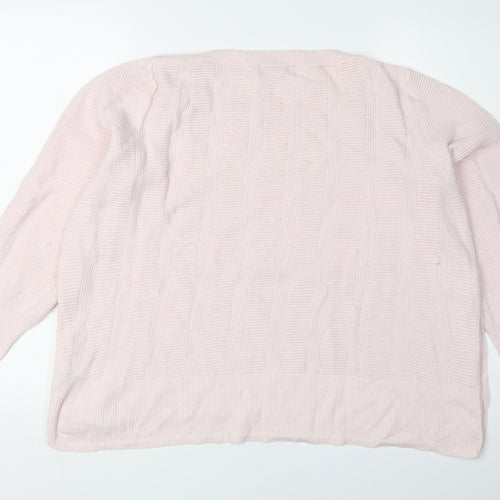 Marks and Spencer Women's Pink Pullover Jumper Size 20