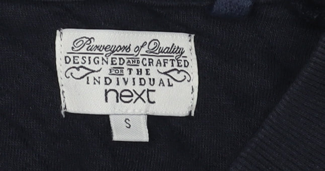 Next Men's Black Quilted Jacket Size S