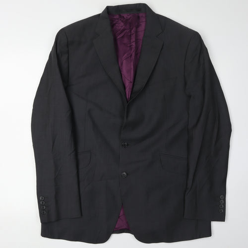 Marks and Spencer Men's Grey Wool Blazer Size 44R