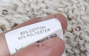 River Island Women's Beige Sequin Cardigan Size 12