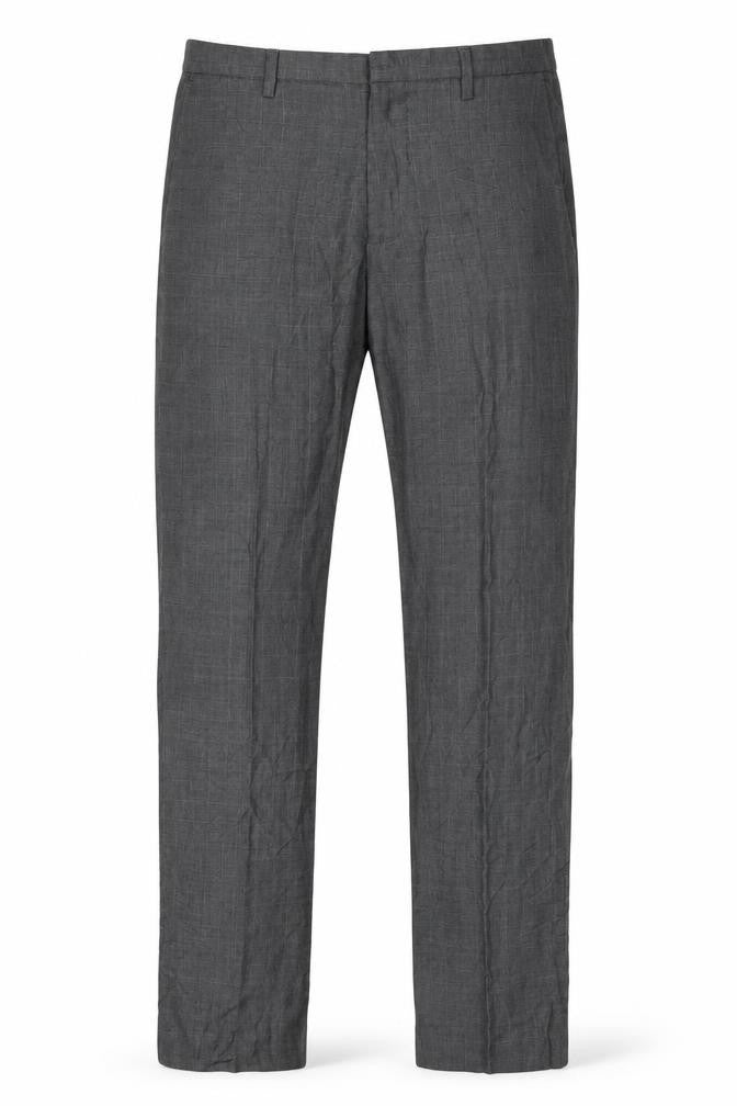 Front view of Burton Men's Grey Dress Pants, size 30