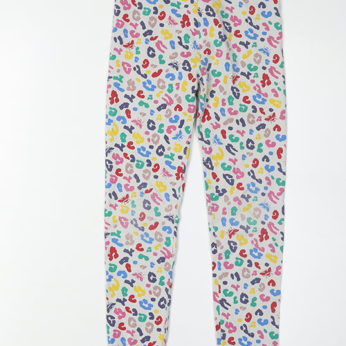 Joules Girls Multicoloured Animal Print Ankle Leggings - 10 Years