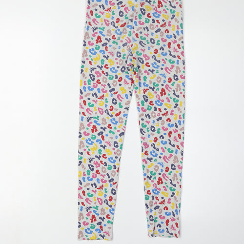 Joules Girls Multicoloured Animal Print Ankle Leggings - 10 Years