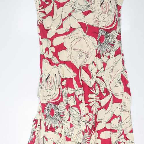 Marks and Spencer Women's Multicoloured Floral Dress Size 16