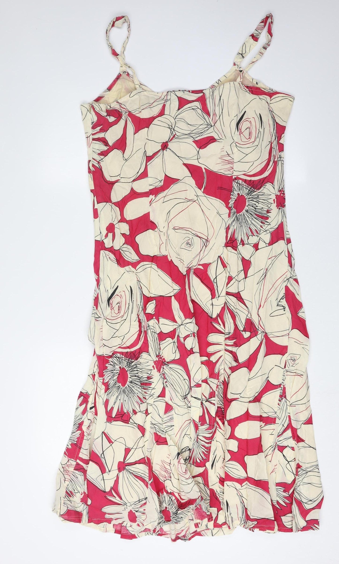 Marks and Spencer Women's Multicoloured Floral Dress Size 16
