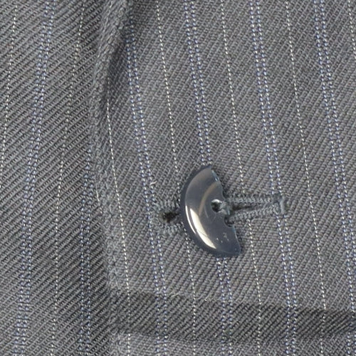 Greenwoods Men's Blue Striped Blazer, Elegant Formal Wear 42R