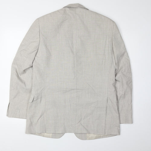 Gurteen Men's Beige Suit Jacket 38R Regular