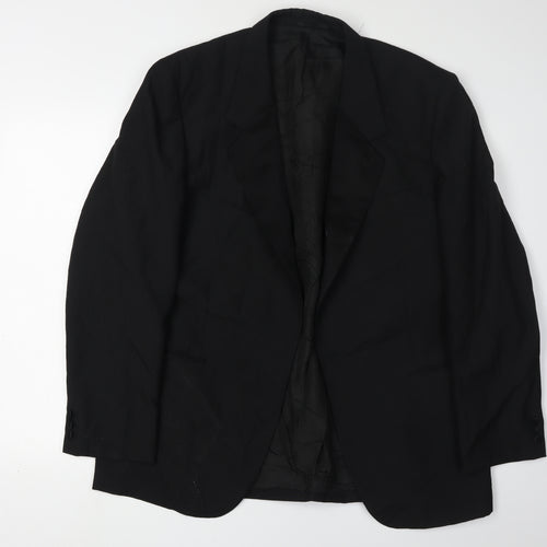 Luis Fabre Men's Black Suit Jacket, Size 44R