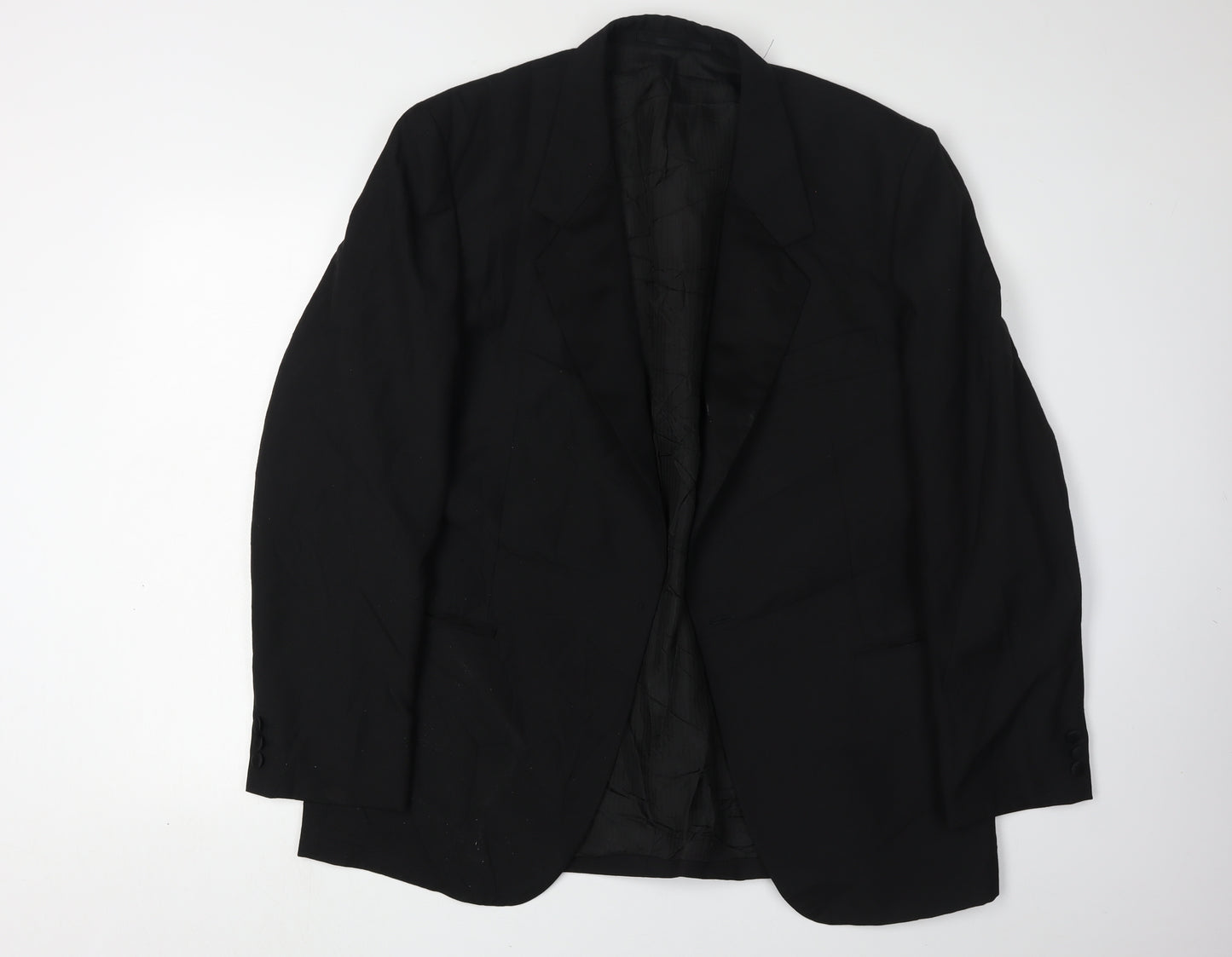Luis Fabre Men's Black Suit Jacket, Size 44R