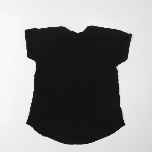 Mango Women's Black City T-Shirt Size 10