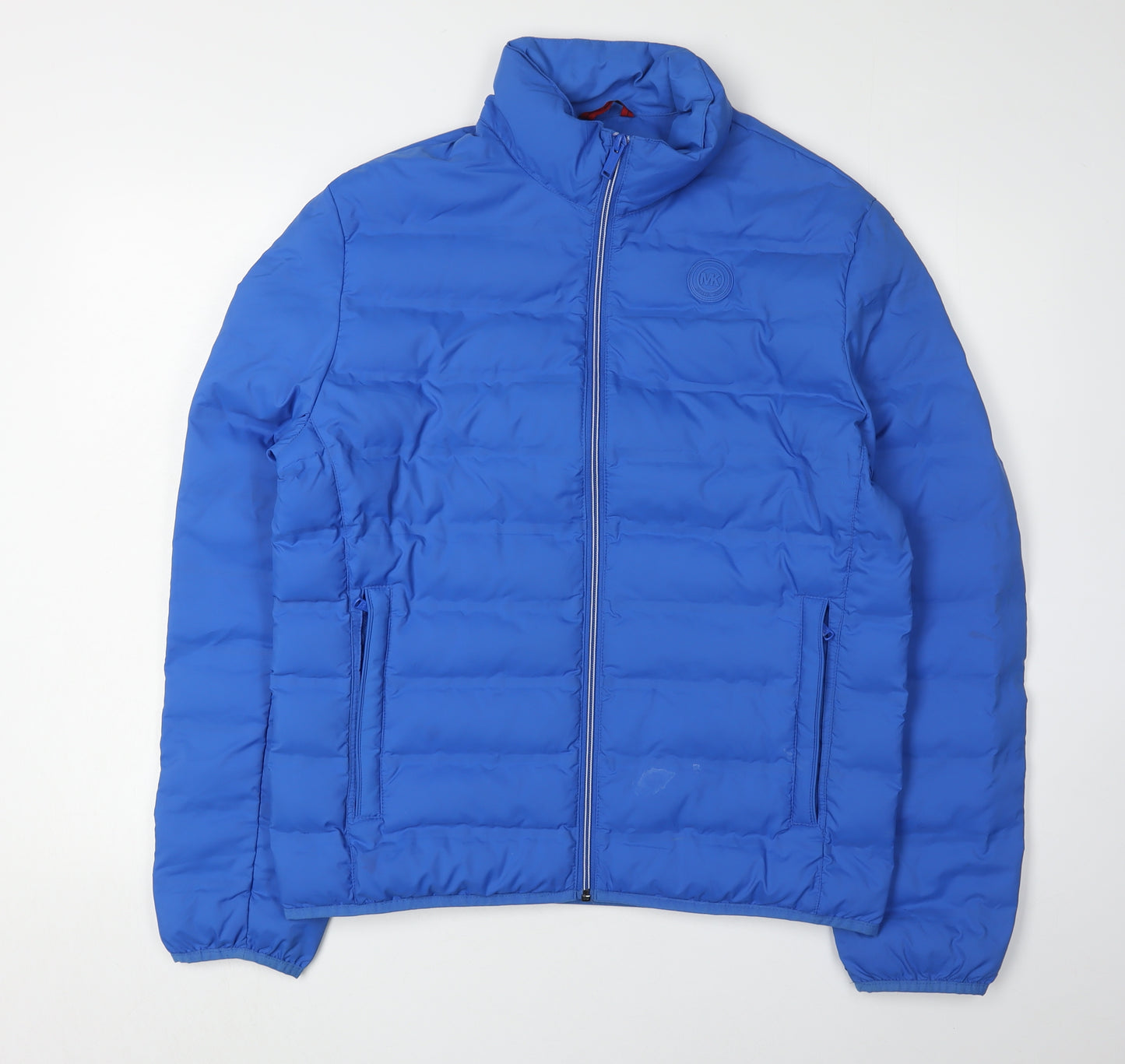 Michael Kors Men's Blue Puffer Jacket, Size S