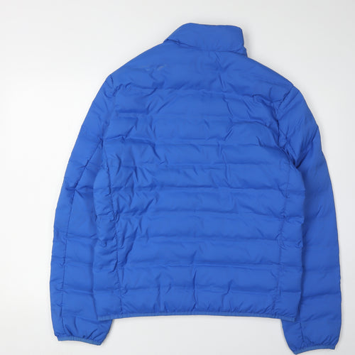 Michael Kors Men's Blue Puffer Jacket, Size S