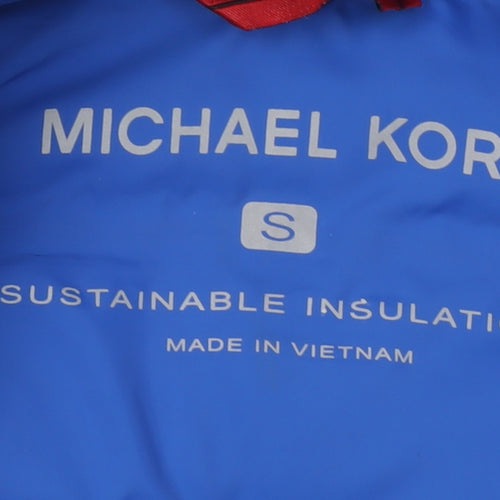 Michael Kors Men's Blue Puffer Jacket, Size S