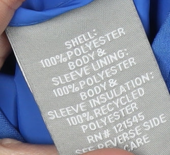 Michael Kors Men's Blue Puffer Jacket, Size S