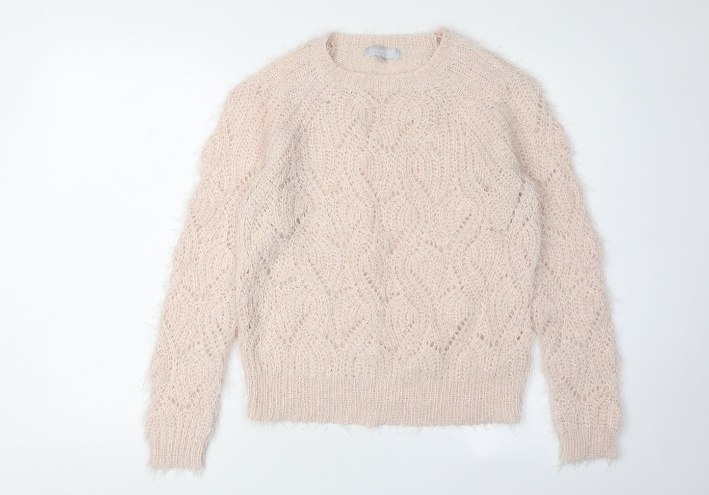 Red Herring Womens Ivory Knit Pullover Jumper, Size 10