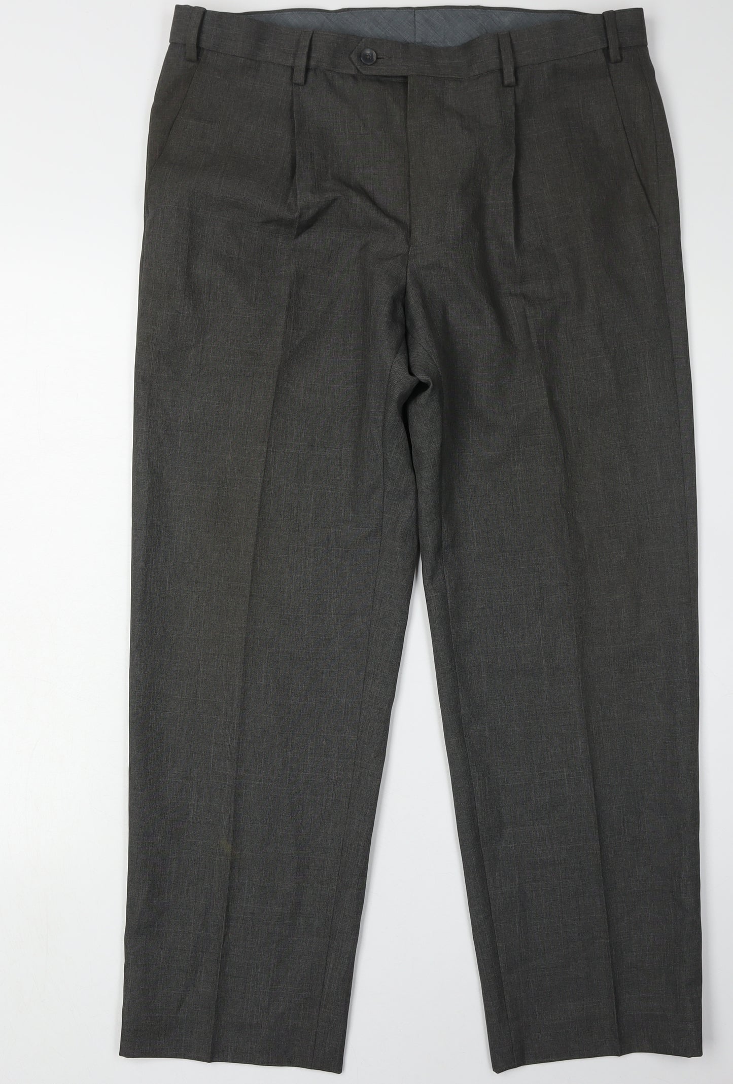 Marks and Spencer Men's Grey Trousers 36