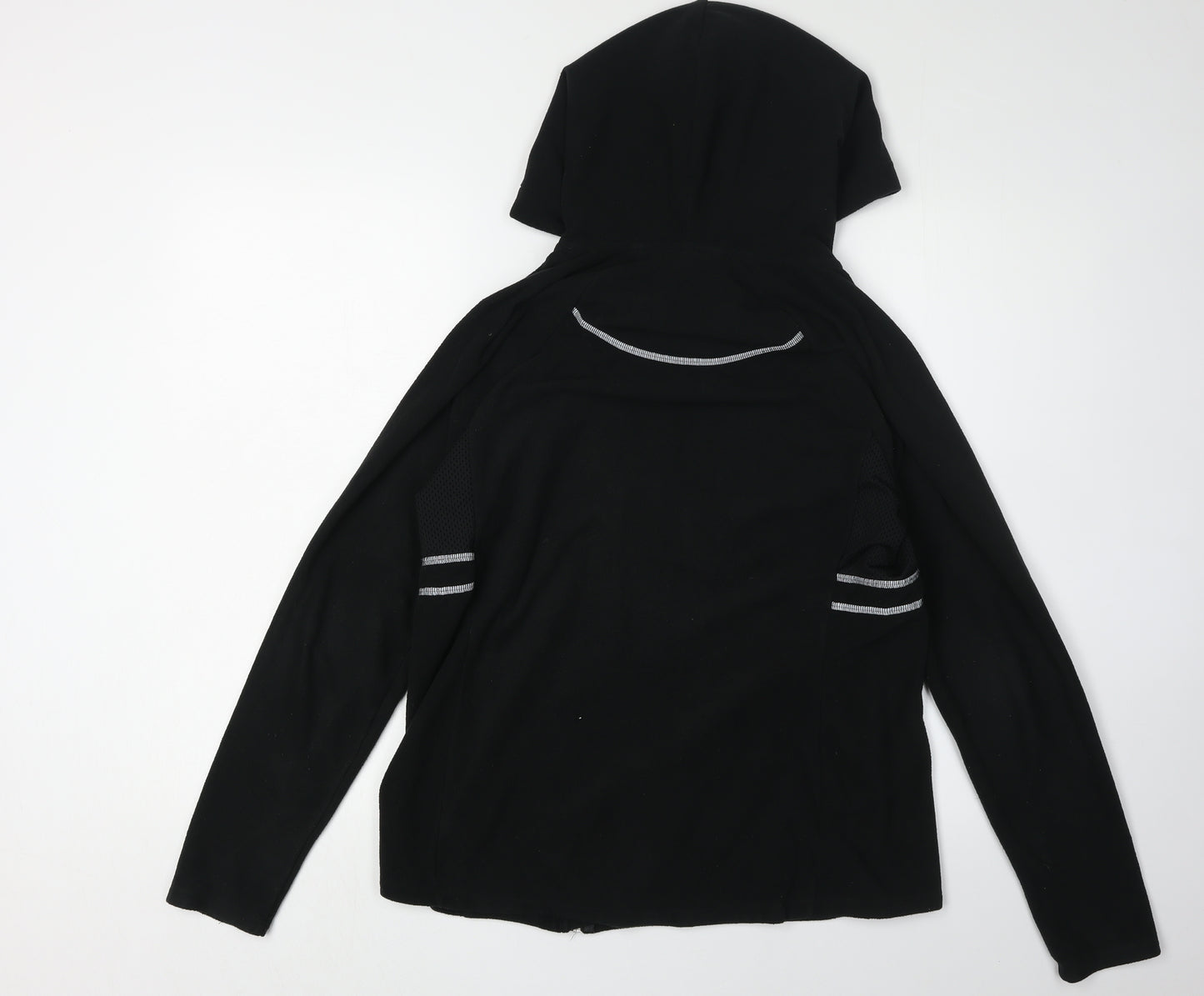 Next Women's Black Hooded Jacket - Size 14
