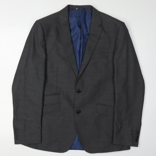 Marks and Spencer Men's Grey Blazer 40R Business Jacket