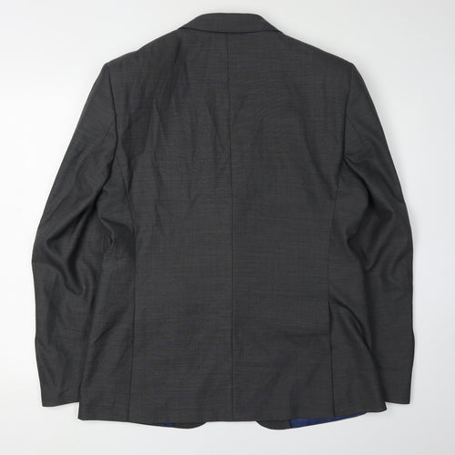Marks and Spencer Men's Grey Blazer 40R Business Jacket