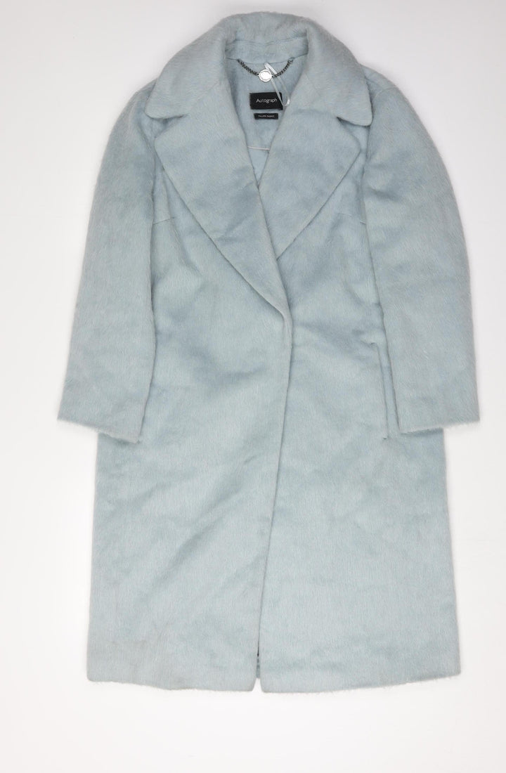 Marks and Spencer Women's Blue Overcoat Size 8