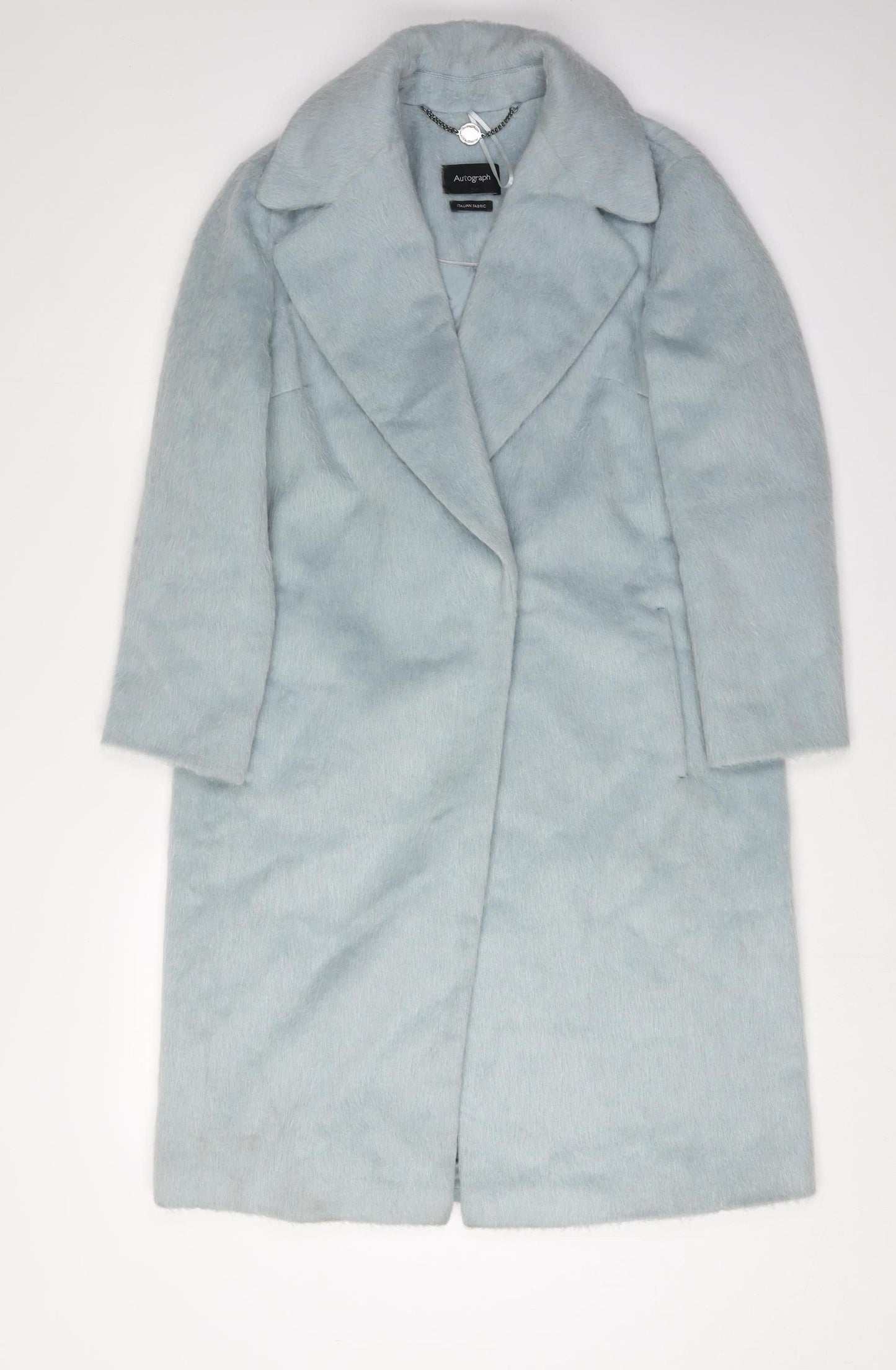 Marks and Spencer Women's Blue Overcoat Size 8
