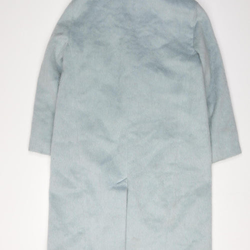 Marks and Spencer Women's Blue Overcoat Size 8