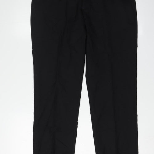 T.M. Lewin Men's Black Dress Pants 32 R Wool Regular