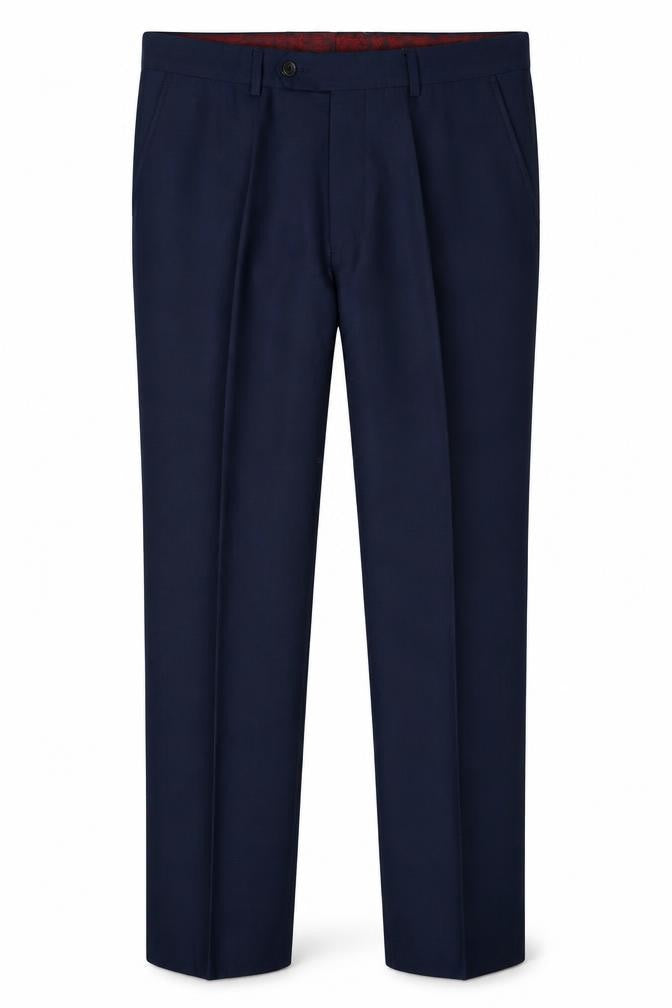 Next Men's Blue Dress Pants 34R - Formal Straight Trousers