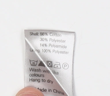 John Lewis Women's Black Trench Coat Size 14