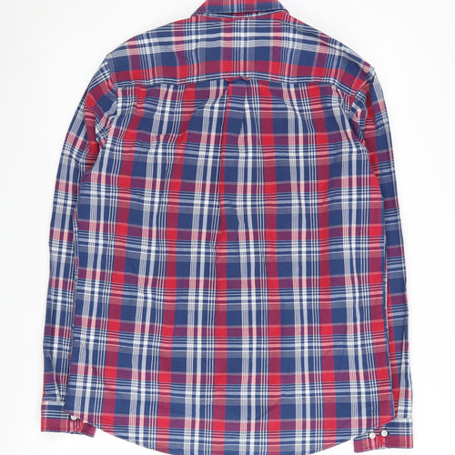 Next Men's Multicoloured Plaid Button-Up Shirt