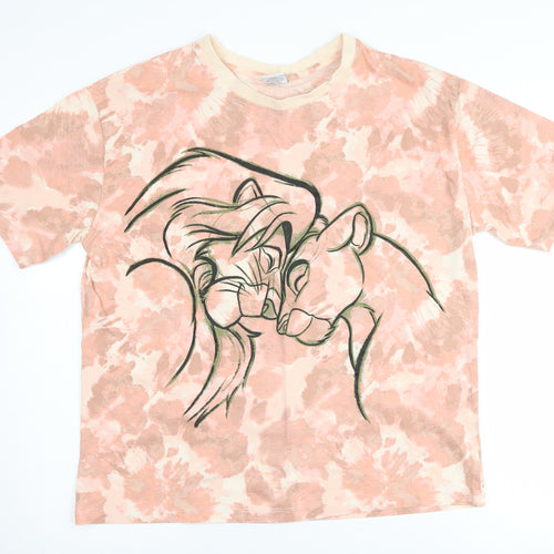 Disney Women's Pink Camouflage T-Shirt Size 12