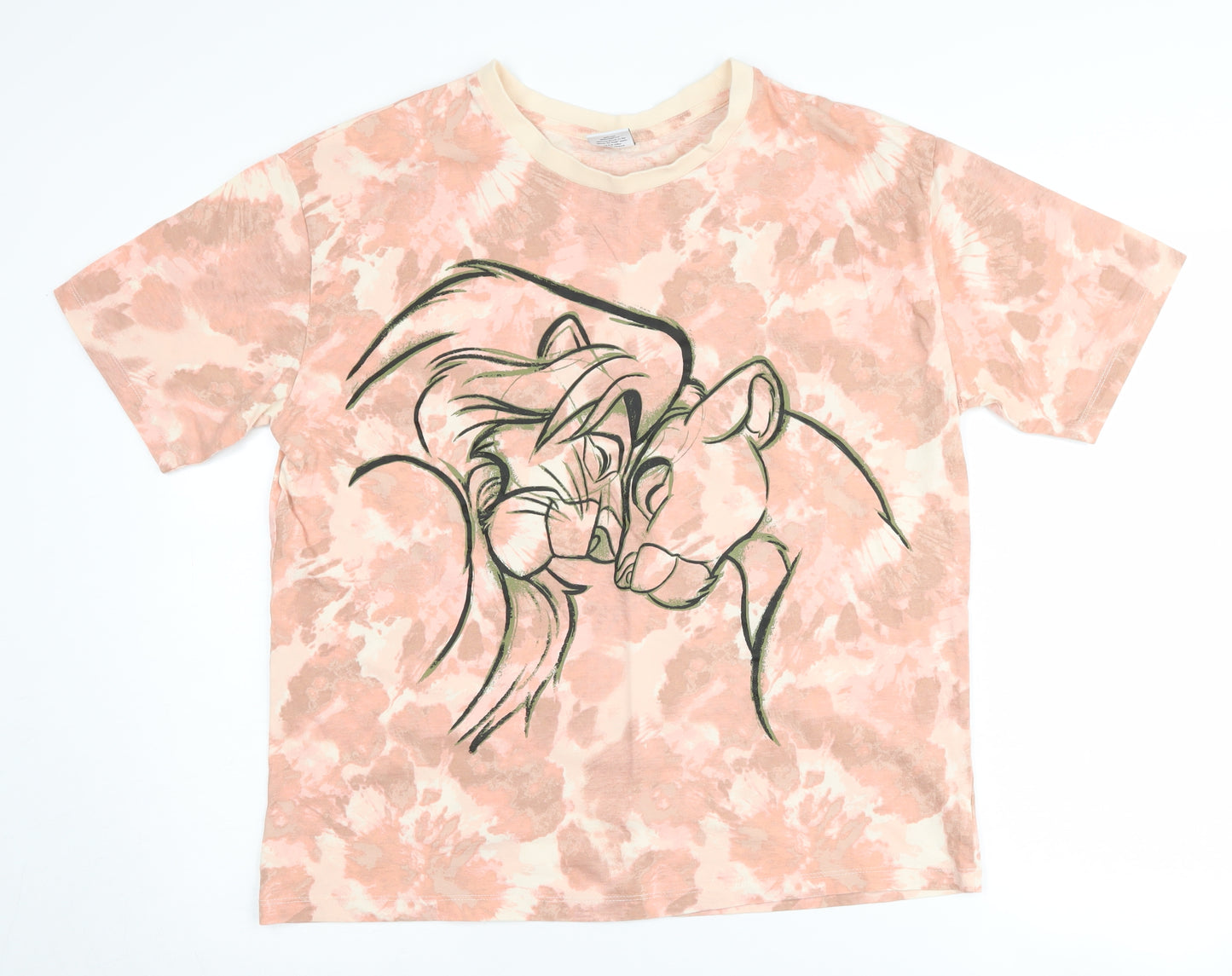 Disney Women's Pink Camouflage T-Shirt Size 12