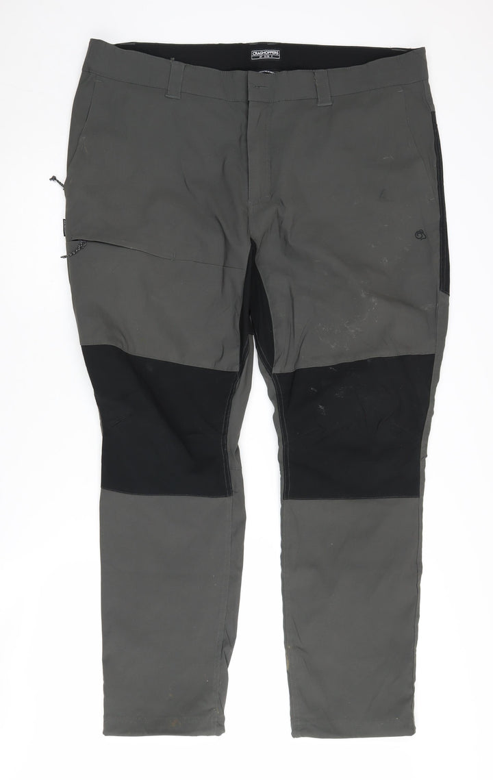 Craghoppers Men's Grey Trousers 40 Regular Fit