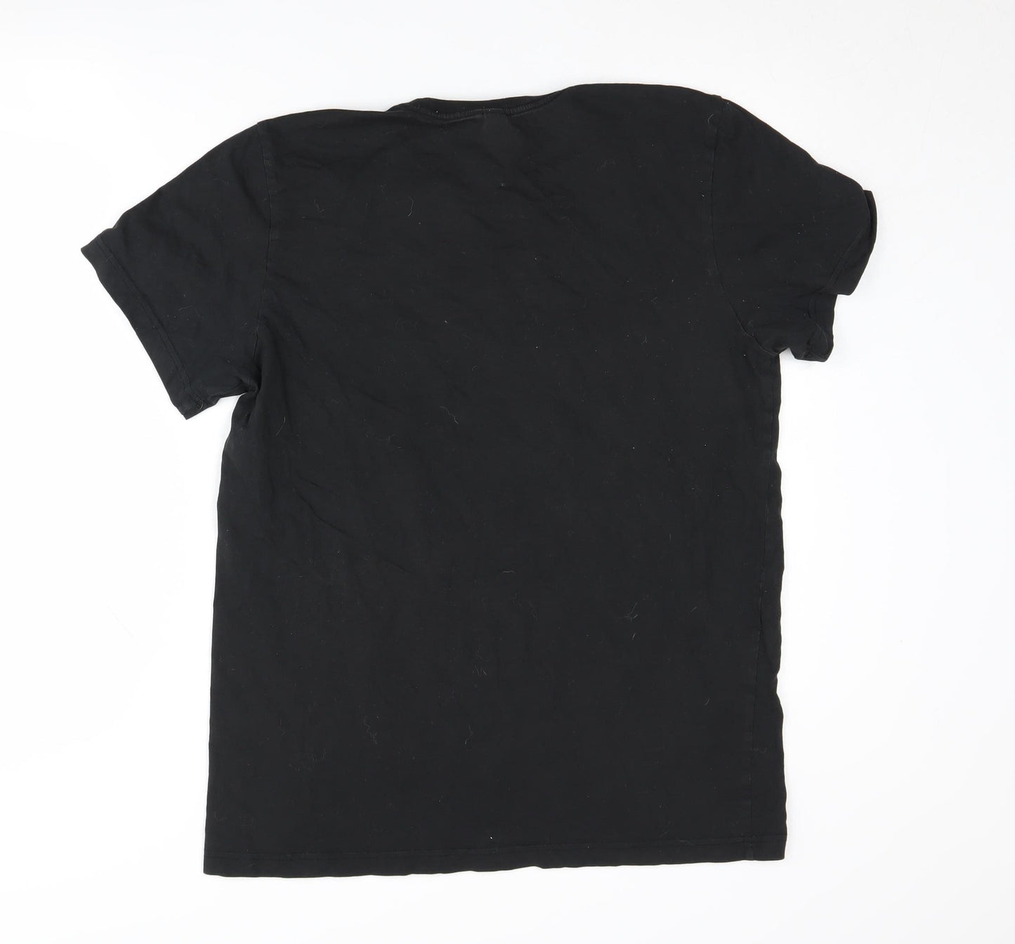 Adidas Men's Black Logo T-Shirt L, Graphic Print