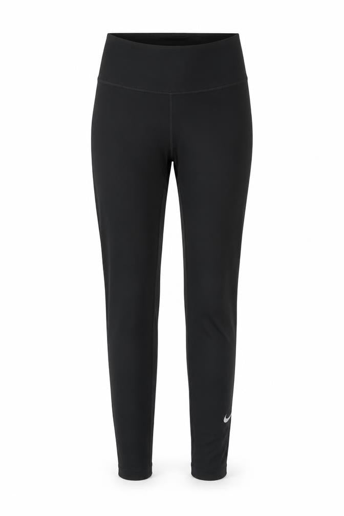 Front view of Nike Women's Black XS Leggings - Moisture Wicking, Stretch