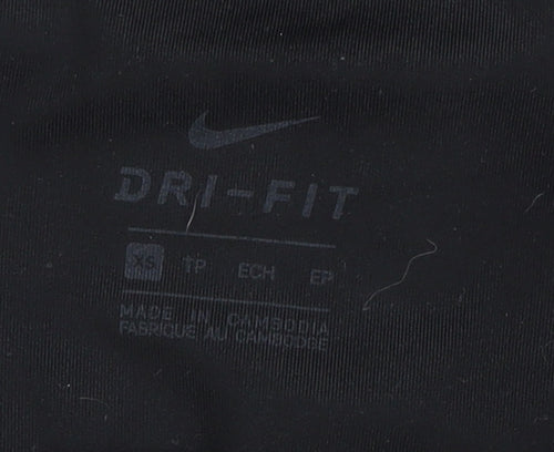 Nike Women's Black XS Leggings - Moisture Wicking, Stretch