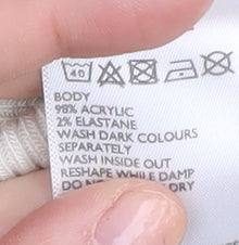 Urban Outfitters Women's Ivory Mock Neck Jumper S