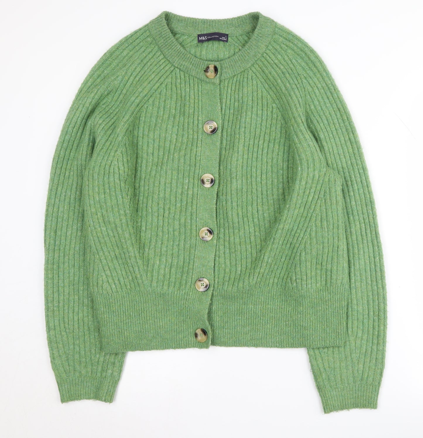 Marks & Spencer Women's Green Cardigan - L Size